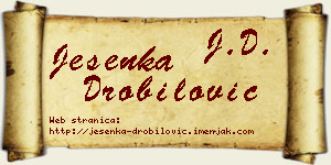 Jesenka Drobilović vizit kartica